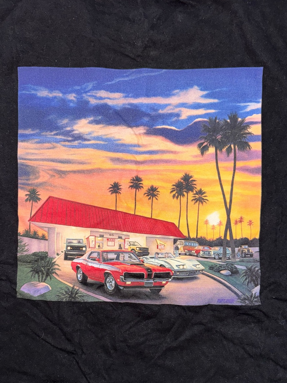 IN-N-OUT Black Short Sleeve Logo Tee - Picture 4 of 4